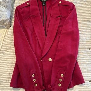 Burgundy Blazer From White House Black Market